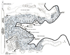 Plat map of Treetop Village